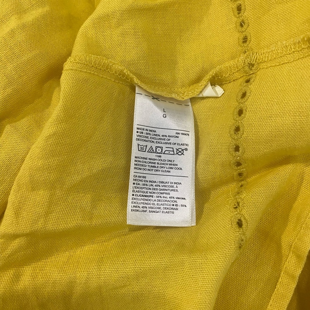 Old Navy Yellow Midi Dress - Picture 4 of 4